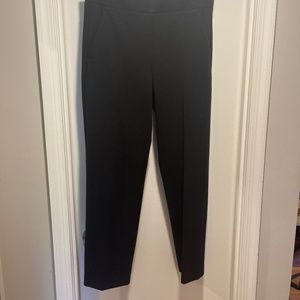 Straight leg black work pants